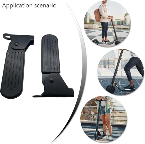 aakichi Electric Scooter Footrest Pair, Black - Image 6