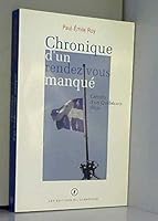 Chronique d'un rendez-vous manquÃ© 2923365380 Book Cover