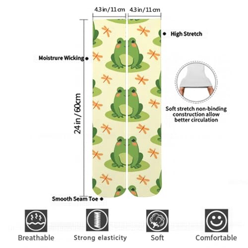 Knee High Stockings Fashion Dress Decor Socks Soft Compression Socks3