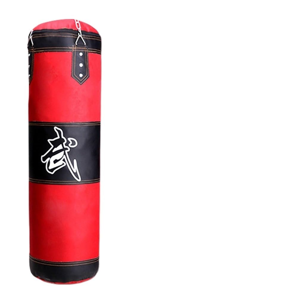 Sacco Da Boxe Sacco da boxe for arti marziali con riduzione della pressione del sacco di sabbia rimbalzante con gancio a catena in metallo Attrezzatura sportiva multifunzionale durevole Sacco Da Boxe