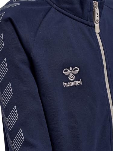 Veste Hmlmove Grid Cotton Zip Jacket Kids hummel molleton doux et fermeture éclair robuste - 3