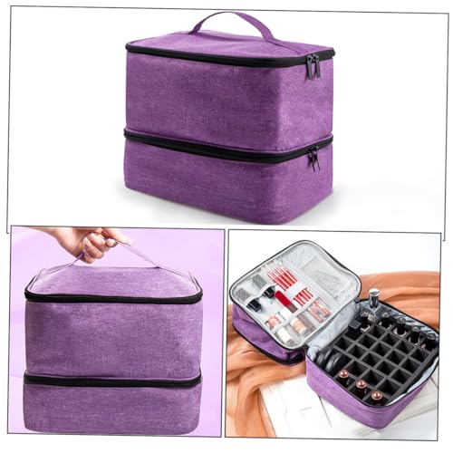 Trousse de rangement maquillage étanche voyage à grands compartiments - 3
