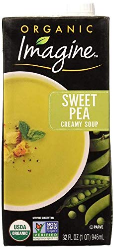 Miniatura 8 de Imagine Organic Soup Variety Pack Puerro cremoso de patata, brócoli, guisantes dulces, súper verdes, 32 onzas (paquete de 4) L8