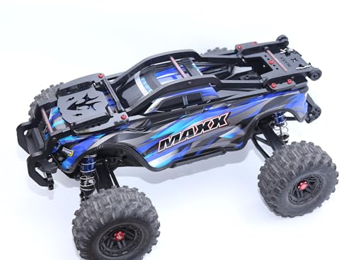 Nylon Roll Cage Body Chassis Protect Keel Frame Kit for Traxxas 1/10 V2 Maxx WideMaxx 89086