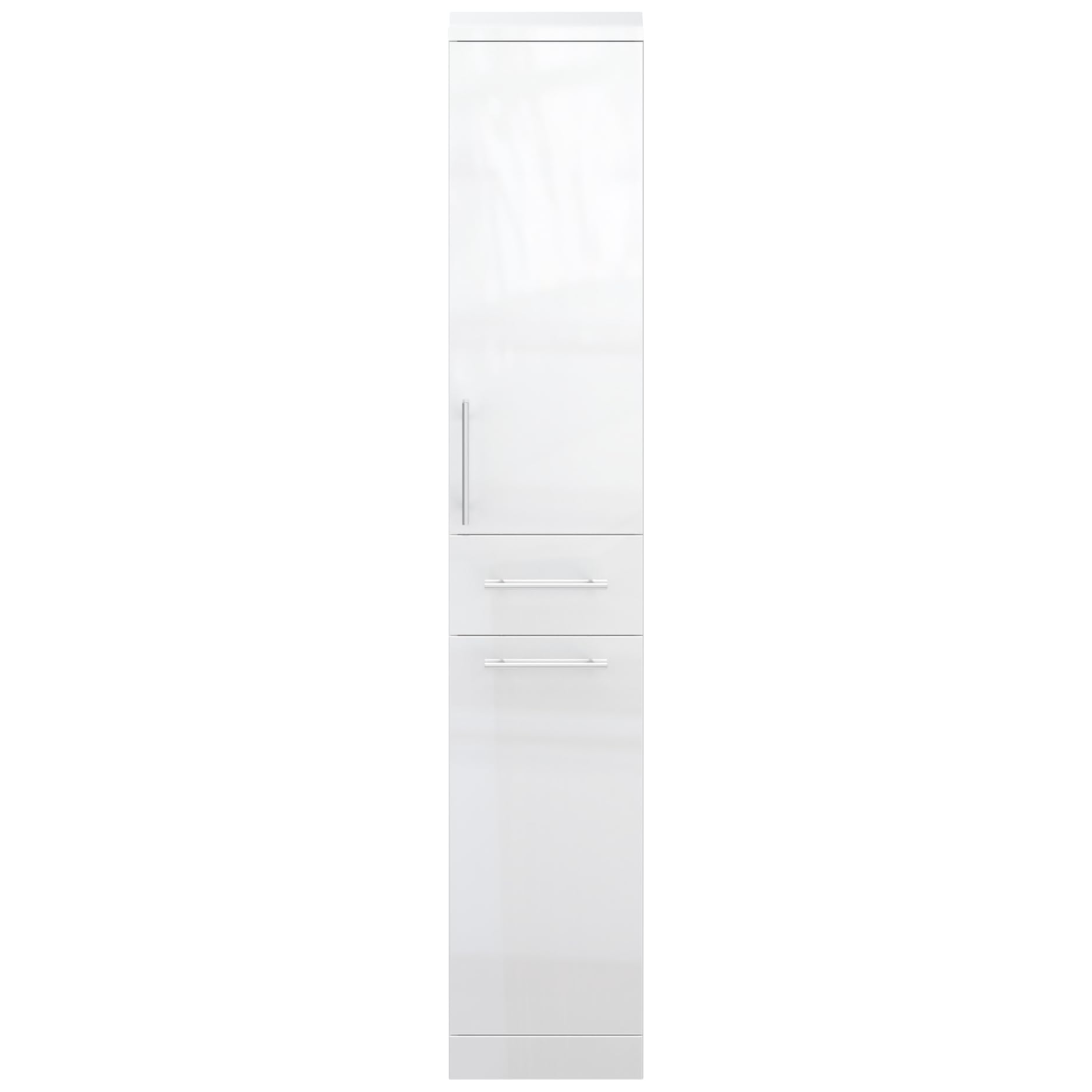 INOBA home Tall Bathroom 350 mm x 1900 mm White Gloss Slim