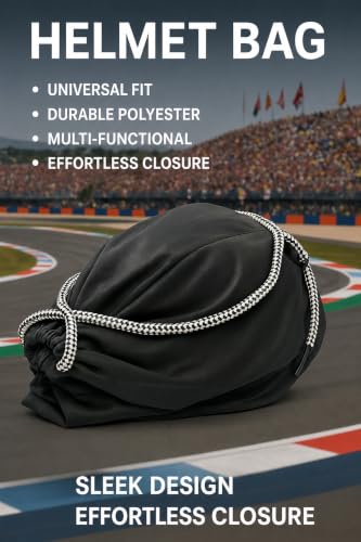 Image of Helmet Cover /Bag | Fits for All Helmets | (Polyester, Black)