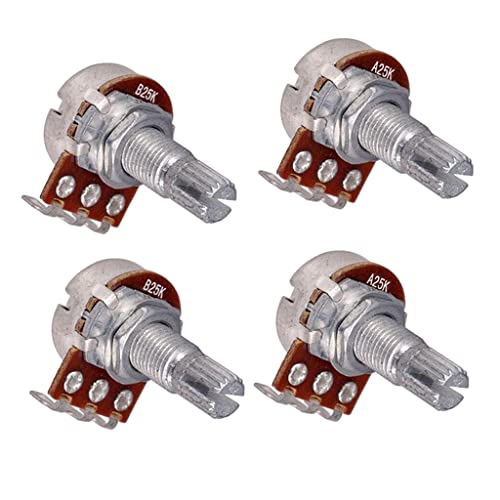 Guitare 25K for potentiomètre à arbre divisé basse, for Volume ou tonalité for guitare électrique avec potentiomètre… - Les Beatles, Paul McCartney, John Lennon, RIngo Starr, George Harrison Guitare 25K for potentiomètre à arbre divisé basse, for Volume ou tonalité for guitare électrique avec potentiomètre… – Image 6