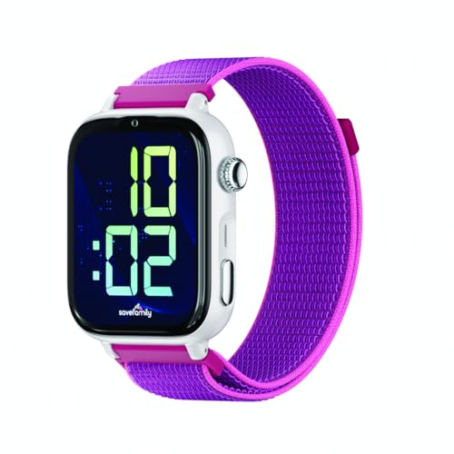 SaveFamily SaveWatch Plus 2 | Reloj Inteligente Niño con Localizador GPS, Llamada, Vídeo, Whatsapp, Spotify, App Store | SIM Incluida - Esfera Blanca y Correa de Tela Frambuesa SaveFamily SaveWatch Plus 2 | Reloj Inteligente Niño con Localizador GPS, Llamada, Vídeo, Whatsapp, Spotify, App Store | SIM Incluida - Esfera Blanca y Correa de Tela Frambuesa