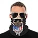 Produktbild vbndfghjd Unisex Microfiber Headwear Scarf Cover Shield American Pug with Black Glasses coll Pug Cute Dog Cover Shield