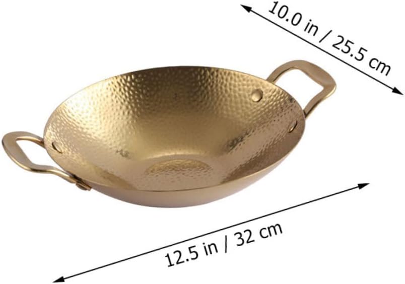 Stainless Steel Pot Cooking Pan Household Kitchenware Small Dry Pot Easy to Use