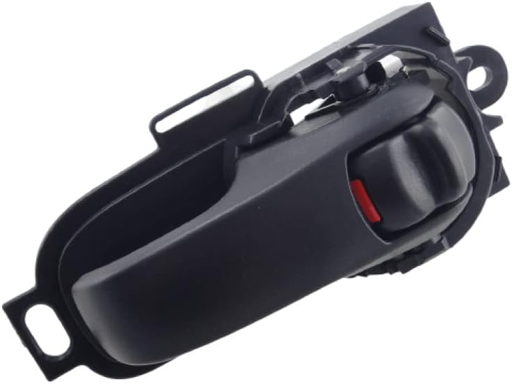 KarParts360 for Nissan Versa 2007 08 09 10 2011 Interior Door Handle Driver and Passenger Side - Pair | Rear | Black | Sedan/Hatchback | Replacement for NI1352106, NI1353106 | 80671EL00D, 80670EL00B