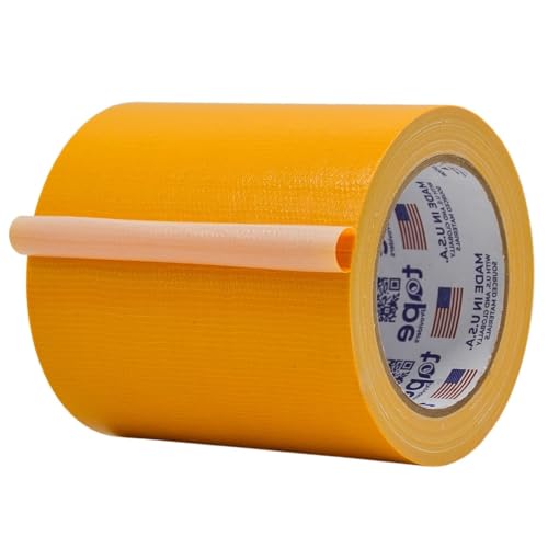 Image of MAT Duct Tape Schoolbus Yellow Industrial Grade, 5 inch x 60 ft. Waterproof, UV Resistant for Crafts, Home Improvement, Repairs, & Projects