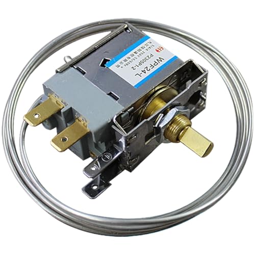Thermostat mécanique pour réfrigérateur, interrupteur de contrôle de température à 2 ou 3 broches, capteur d'unité de refroidissement en acier pour un remplacement facile