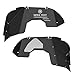 Hooke Road JT JL Front Inner Fender Liners Aluminum for 2018-2026 Jeep Wrangler JL 2 or 4 Doors & Gladiator JT (Exclude Rubicon 3.6L Engine Edition), 2 PCS Wheel Well Liner