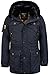 Geographical Norway Acore - Chaqueta de Invierno para Hombre con Capucha Forrada Azul Marino XL