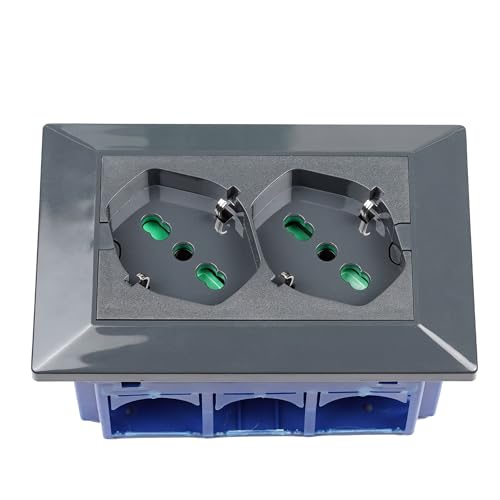 Fme Frutto Doppio Presa SK 10 16a Nero Opera - 7