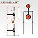 Highwild 3/8 Inch Thick Double Spinner Shooting Targets - Auto Reset Steel Target - for Centerfire Handguns Up to .44 Magnum