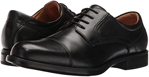 Florsheim Men's Medfield Cap Toe Oxford, Black, 10 #TOP6