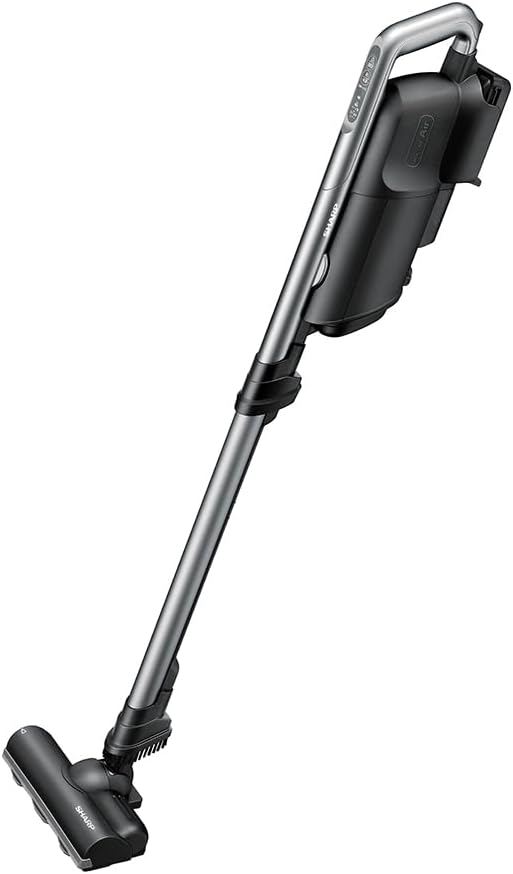 シャープ コードレス 掃除機 EC-KR1-B 軽量 紙パック式 スティック ラクティブエア バッテリー着脱式