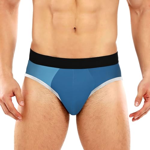 Classic Men's Underwear Briefs Unicorn White Animal Breathable and Soft Comfort Triangle Underwear Men