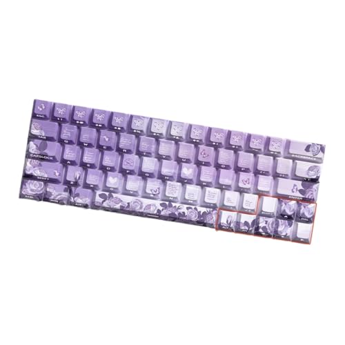 Teclas retroiluminadas de perfil original con impresión lateral para teclados 60 y 65 por ciento
