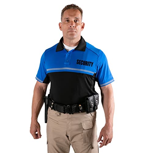 RYNO GEAR 100% Polyester Jersey Knit Two Tone Security Bike Patrol Polo Shirts