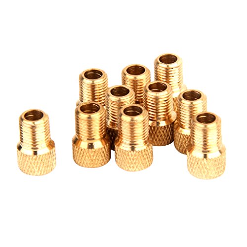 Tongina 10x Presta Para Schrader Válvula Adaptador Conversor Road Bike Bicycle Pump Tube