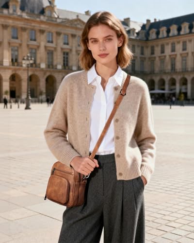 FADEON Small Crossbody Bags For Women Cell Phone Purses, Mini Wallet Purse Crossbody Handbag with Card Slots - Image 3