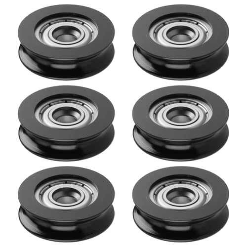 6 Rodamientos 5x23x6.8 mm, Rodamientos de bola de polea...