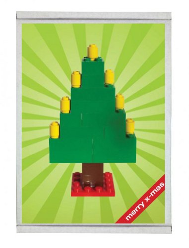 Preisvergleich Produktbild Mini-Weihnachtsbaum: Merry X-Mas, Kunststoff- Bausteine