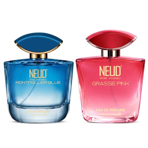 Image of NEUD 100ml x 2 Luxury Perfume Combo for Women, Gift Set, Long Lasting EDP, Birthday Gift for Girlfriend, Mother or Sister, Premium Luxury Fragrance Scent, Suitable for Every Occasion - Pack of 2