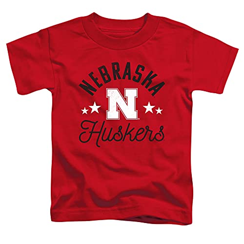 Nebraska Cornhuskers Official Huskers Unisex Toddler T Shirt,Red, 4