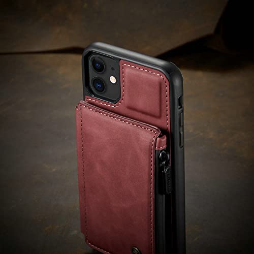 Coque fermeture éclair iPhone 12 Mini et 13 protégeant vos cartes de crédit