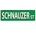 Imagine This Schnauzer Street Sign