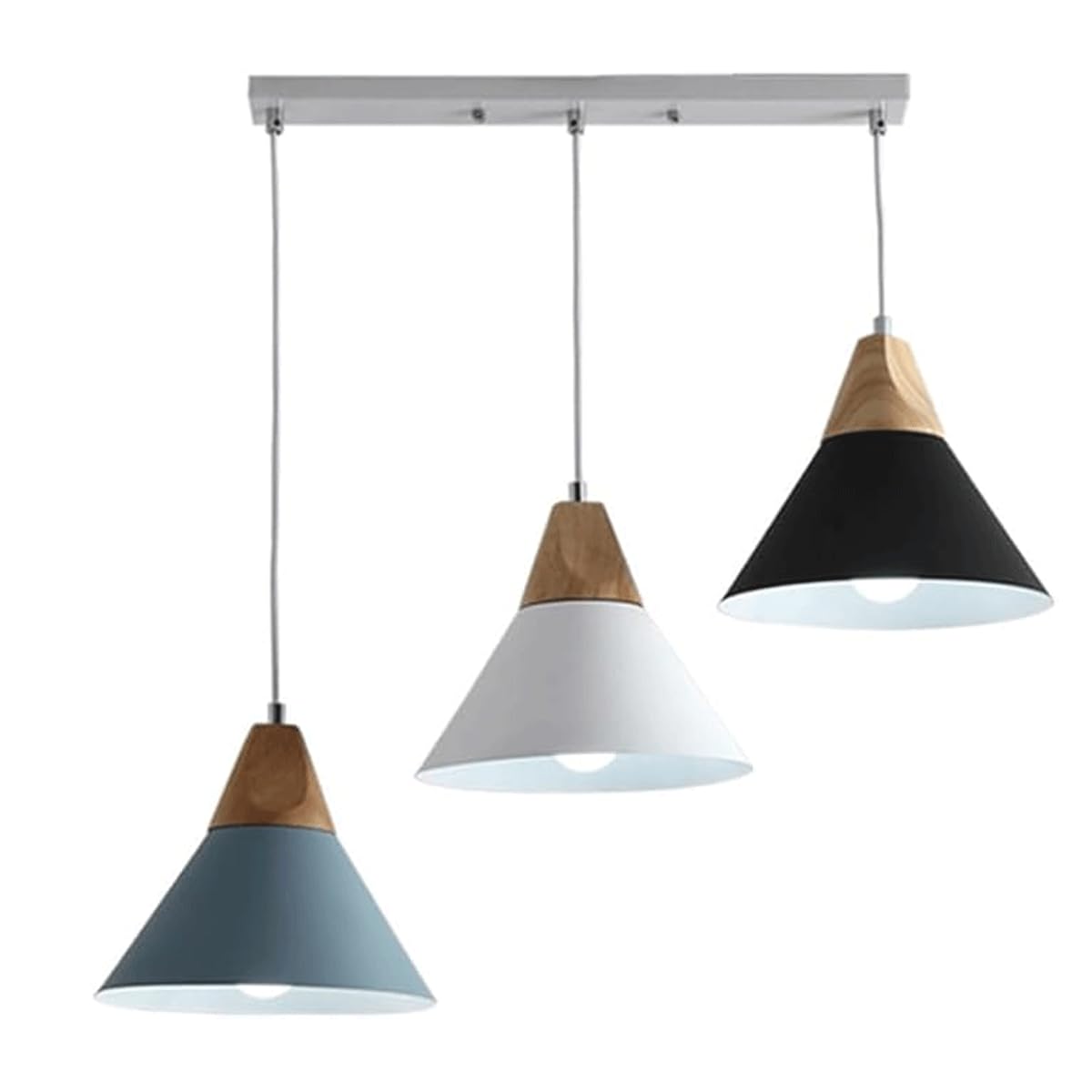 Lustre de conception conique pour illuminer et moderniser une table - 6