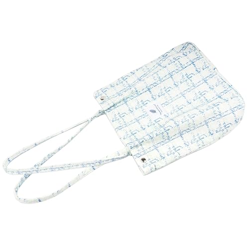 Image of TOPASION Cute Corduroy Tote Bag Canvas Shoulder Handbags for Women Travel Shopping