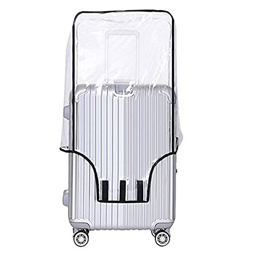 GenericSharp CN 24" Transparent Protective Zipper PVC Dust Proof Cover for Hard/Plastic Body Luggage/Suitcase Trolley Bags | Hard 2 | Size: 24