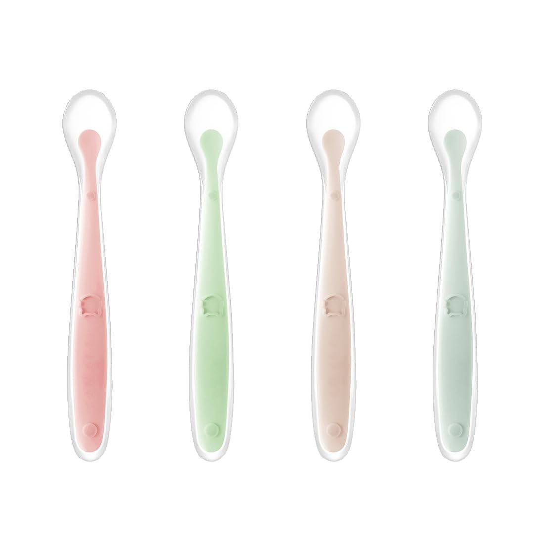 Set 4 Cucchiaini In Silicone Per Svezzamento Neonati - Morbidi, Sicuri E Facili Da Pulire - Foto 12