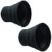 KUVRD - Universal Lens Hood - Fits 99% of Lenses, Holds 99% of Circular Filters, Fits 72-112mm, 2-Pack - (2 Medium)