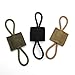 Yatrouys Tactical Gear Holder Clip Molle Web Dominator Elastic Strings Buckle 10pcs for Tactical Backpacks Molle Bags (Army Green)