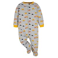 Gerber Baby Boys 4 Pack 'N Play Footie And Toddler Sleepers, Transportation Zone, 3-6 Months US — image 3