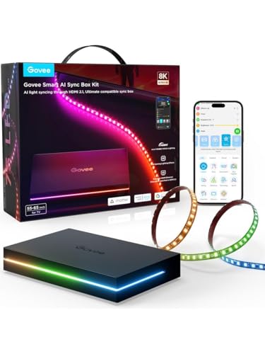 Govee AI Sync Box 2 55-65 Inc TV Back LED Ambient Lighting