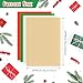 NEBURORA 100 Sheets Christmas Tissue Paper Red Green White Golden Gift Wrapping Tissue Paper for Holiday Gift Crafts Bags and Party Decorations