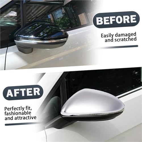 Couvercle de rétroviseur Golf 7 finition premium argent