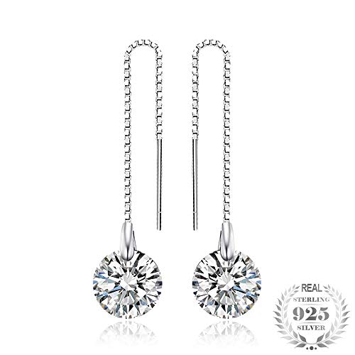 Boucles d'oreilles studs créoles argent 925 émail blanc mariage femme