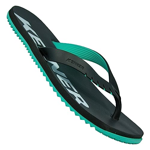 Sandália Kenner Red Preto/verde Esmeralda Dnn-03-42