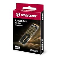 Transcend TS250GMTE245S 250 GB M.2 PCIe Gen4x4 2280 NVMe Internes Gaming-Solid-State-Laufwerk mit Graphen-Kühlkörper, mit Geschwindigkeiten von bis zu 3.200 MB/s – Ansicht 2