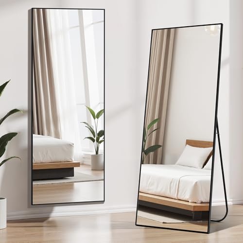 Image of Alpen Full Length Floor Mirror, 21 inchx64 inch Rectangle Body Standing Wall Mirror