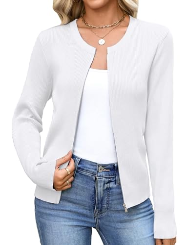 Totatuit Womens Long Sleeve Cardigan Sweaters Zip...