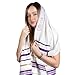 Messianic Tallit Prayer Shawl with bag Designed in Israel By HalleluYAH - 72"x 22"